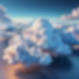 Abstract Cloud Conceptual Illustration