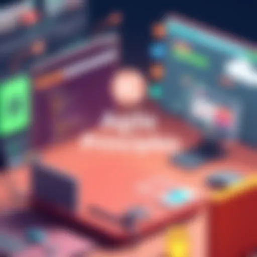 Visual representation of agile principles