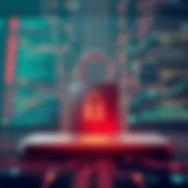 Cybersecurity in the Age of AI and IoT A security lock symbolizing the importance of cybersecurity in AI and IoT.