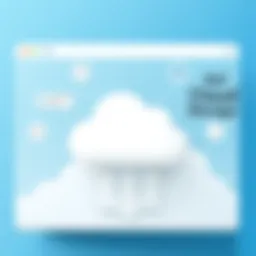 User interface of AOL Cloud Storage showcasing its features