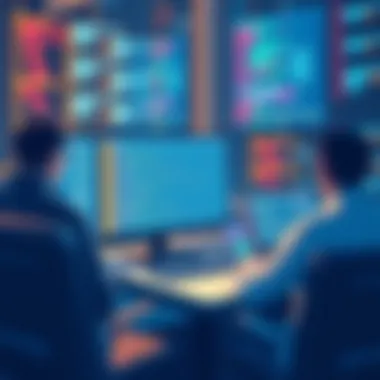 Illustration of automated testing in software development