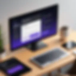 Conceptual illustration of responsive web design principles