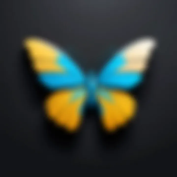 Flutter logo representing cross-platform development