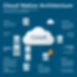 Diagram illustrating cloud native architecture components