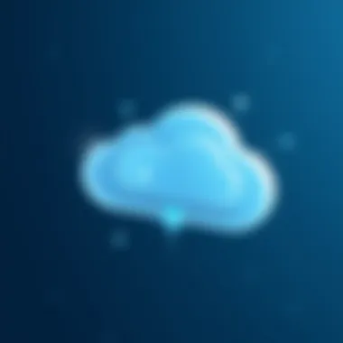 Cloud Resource Optimization Visual representation of cloud resource optimization