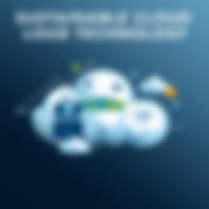 Sustainable Cloud Technology Illustration of cloud technology enabling sustainability