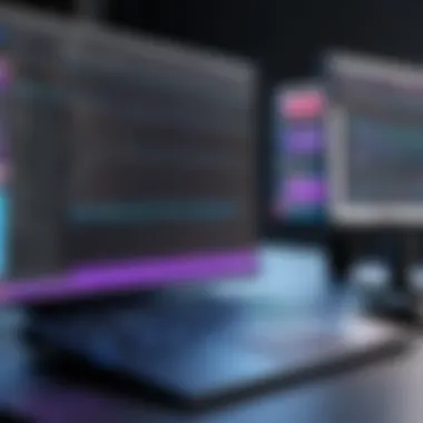 Visual Studio 2019 Code Review Interface An overview of Visual Studio 2019 interface showcasing code review tools
