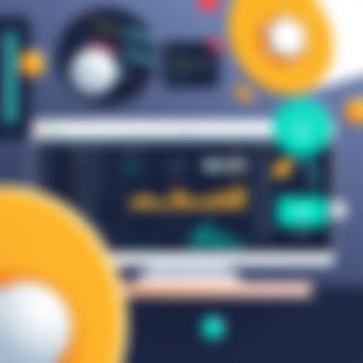 An illustration showcasing the Puppet configuration management tool dashboard.