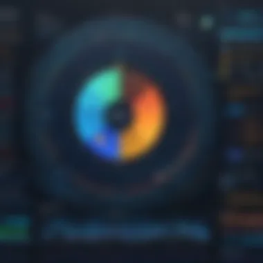 Illustration of Real-Time Data Feeds Visualization Real-Time Data Feeds Visualization