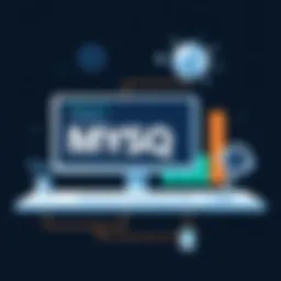Visual representation of MySQL database metrics