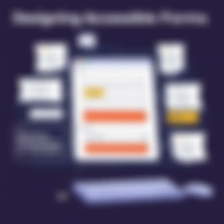 Conceptual design of a user-friendly form layout emphasizing accessibility features