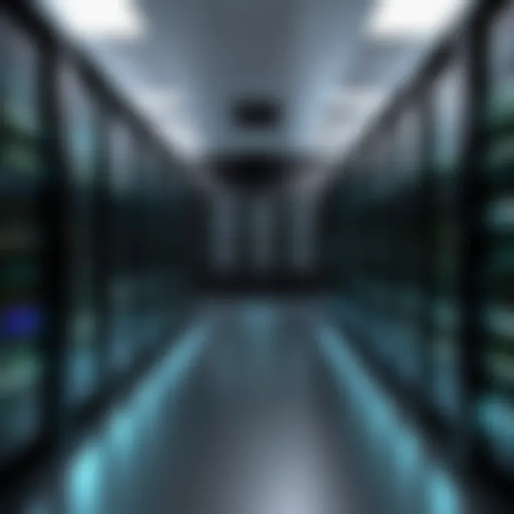 Visual representation of virtualization technologies in a data center environment.