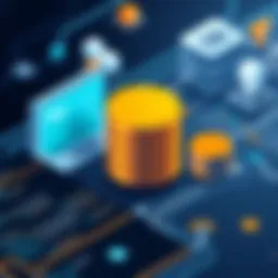 Visual representation of database types