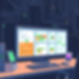 A visual representation of Kanban boards in a DevOps environment