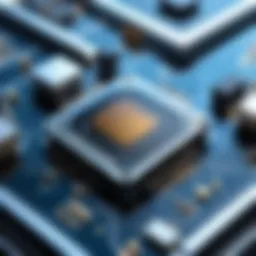 Close-up of advanced sensor technology in a laboratory setting