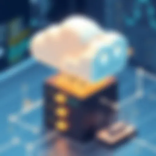 Dynamic Scaling in Cloud Infrastructure Illustration of dynamic scaling in cloud infrastructure