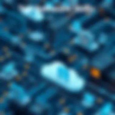 Cloud Infrastructure Overview Cloud infrastructure and services with digital connections