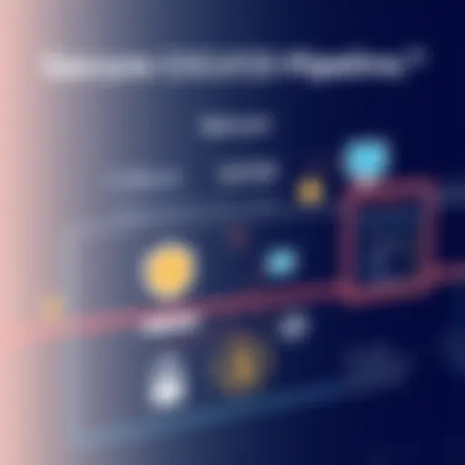 Visual representation of a secure pipeline