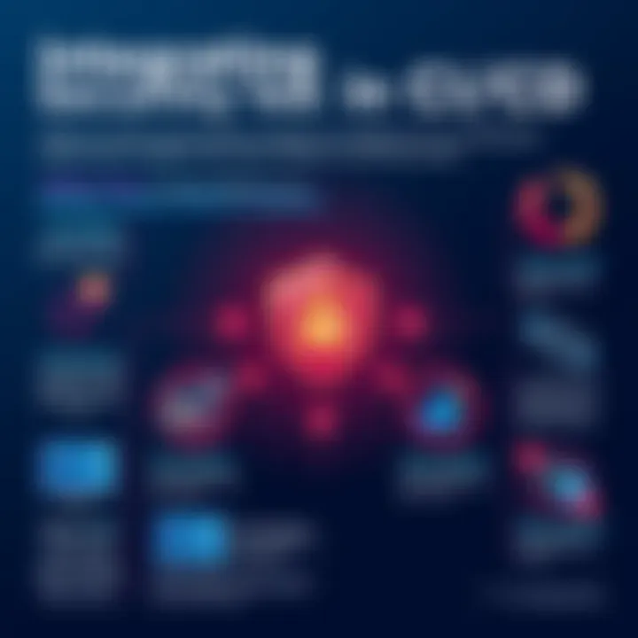 Infographic showing security measures in CI/CD