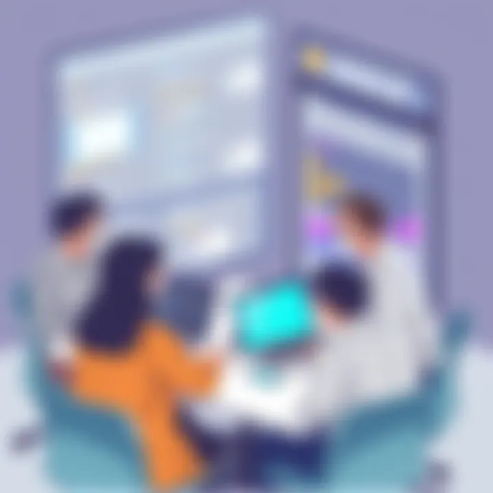 Collaboration in Agile Teams Collaborative team brainstorming session