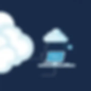 A visual representation of cloud services scalability