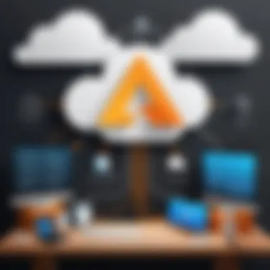 Illustration of cloud service benefits related to AWS Lambda