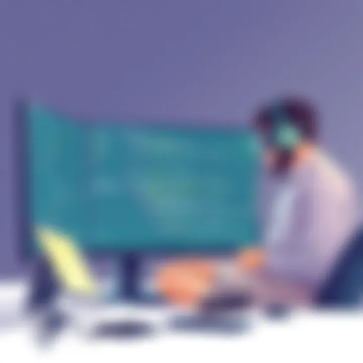 C# Development Interface A developer working on a C# application interface for augmented reality.