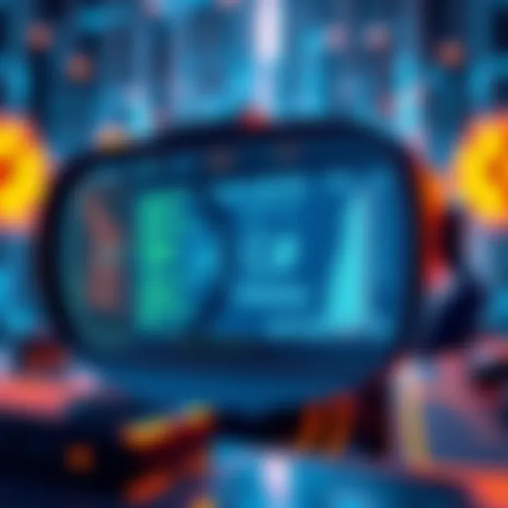Future AR Trends Future trends in augmented reality technology illustrated through dynamic graphics.