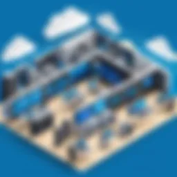 An architectural diagram showcasing Azure Cloud Workstations