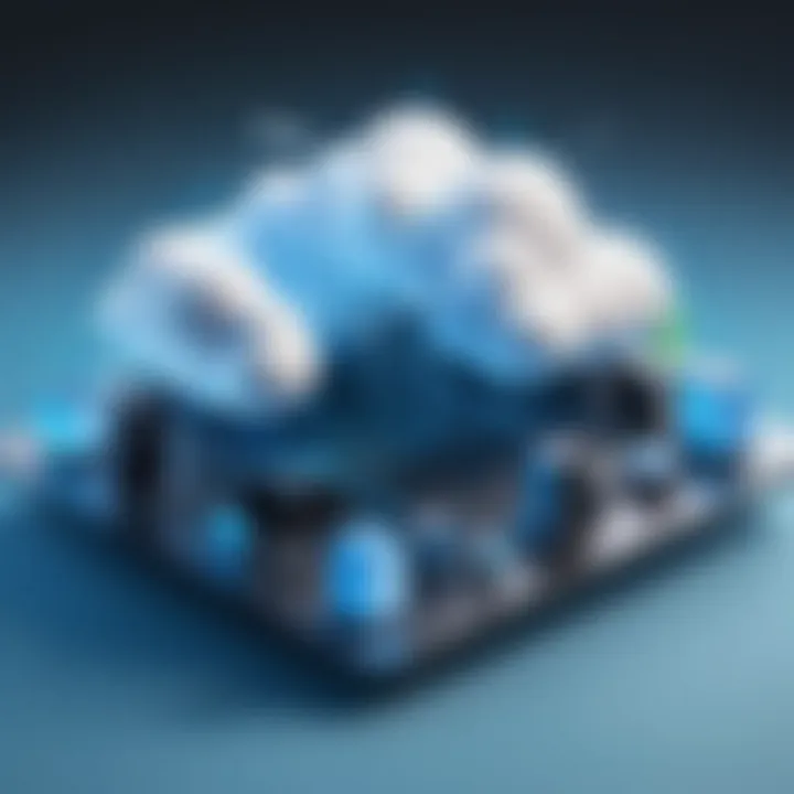 A cloud computing network visualizing Azure's architecture