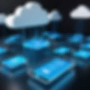 Illustration highlighting the advantages of Azure SDN in cloud environments