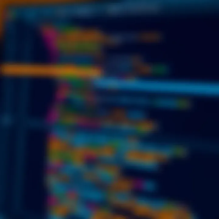 C Code in Integrated Development Environment Integrated Development Environment (IDE) showcasing C code