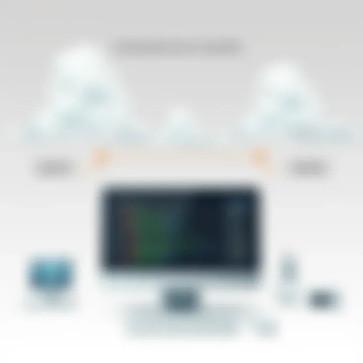 Enhancing Business Scalability with Cloud Solutions Visual concept showcasing cloud solutions enhancing business scalability.