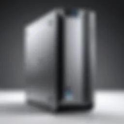 Front view of the Dell Blade Enclosure showcasing its sleek design