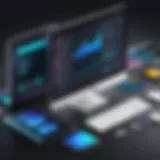 A sleek interface showcasing modern app development tools.