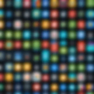 Diverse Android App Designs A collage of various Android apps, showcasing diverse design elements and user experiences.