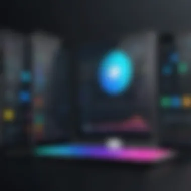 A visual representation of app functionalities, highlighting unique features and interactive elements.