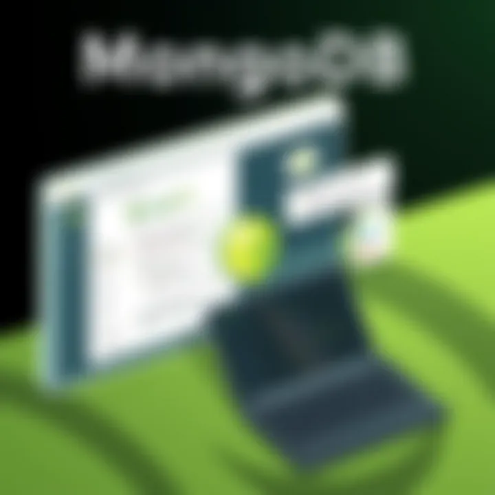 User interface of MongoDB GUI tool showcasing features