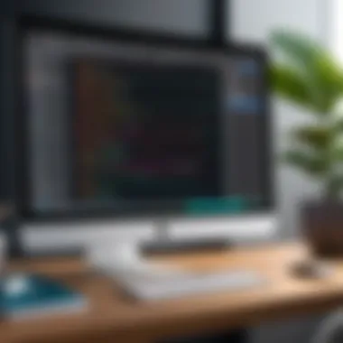 Java IDE Interface on macOS Java IDE interface on macOS showcasing code editor features