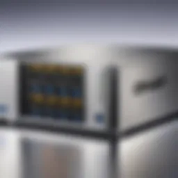 Cutting-edge QNAP NAS hardware showcasing advanced design