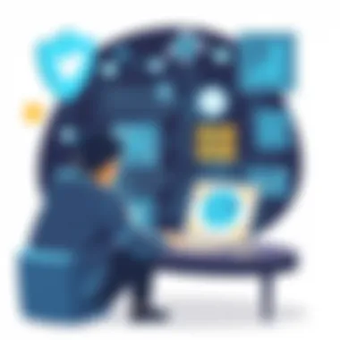 Collaboration in No-Code App Development Conceptual image representing collaboration in app development