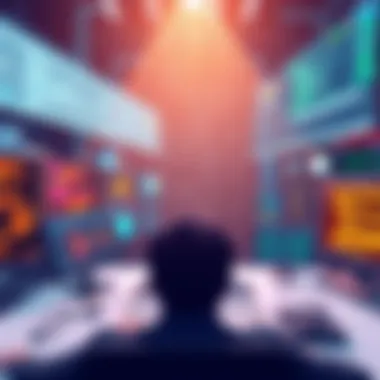 Future Trends in Programming Certifications A futuristic depiction of technology trends influencing programming certifications