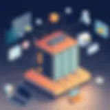 Conceptual illustration of the repository pattern in software architecture