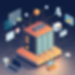 Conceptual illustration of the repository pattern in software architecture