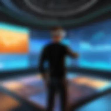 A digital marketplace illustrating economic dynamics within Second Life