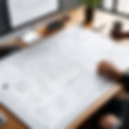 Visual representation of a collaborative brainstorming session using prototype tools