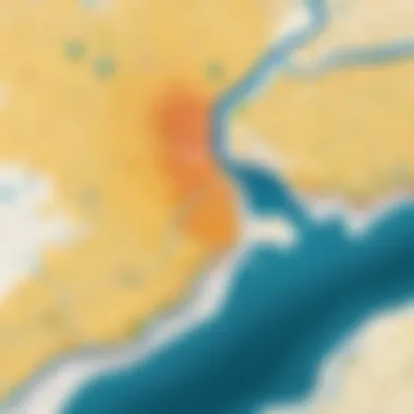 Map Visualization with Bing Maps API Map visualization showcasing Bing Maps features