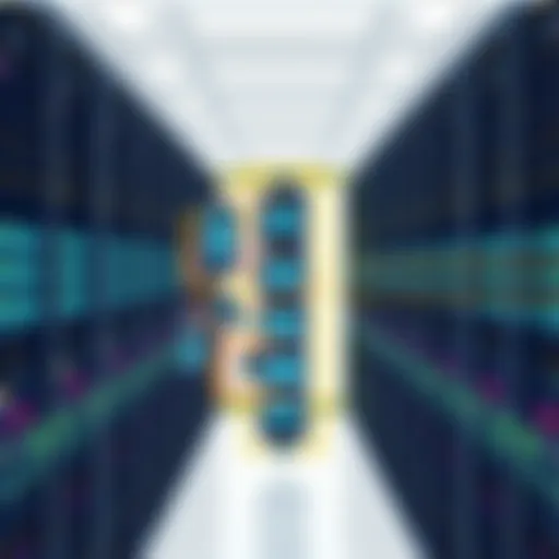 Architecture of Petaflop Supercomputers An intricate diagram of petaflop supercomputer architecture showcasing components and data flow.