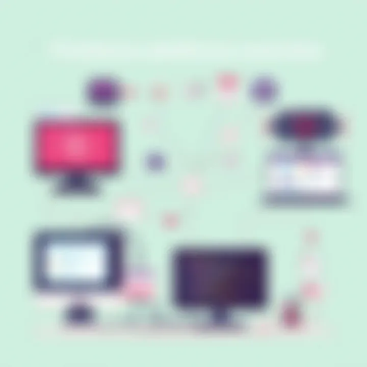 A visual representation of various freelance platforms