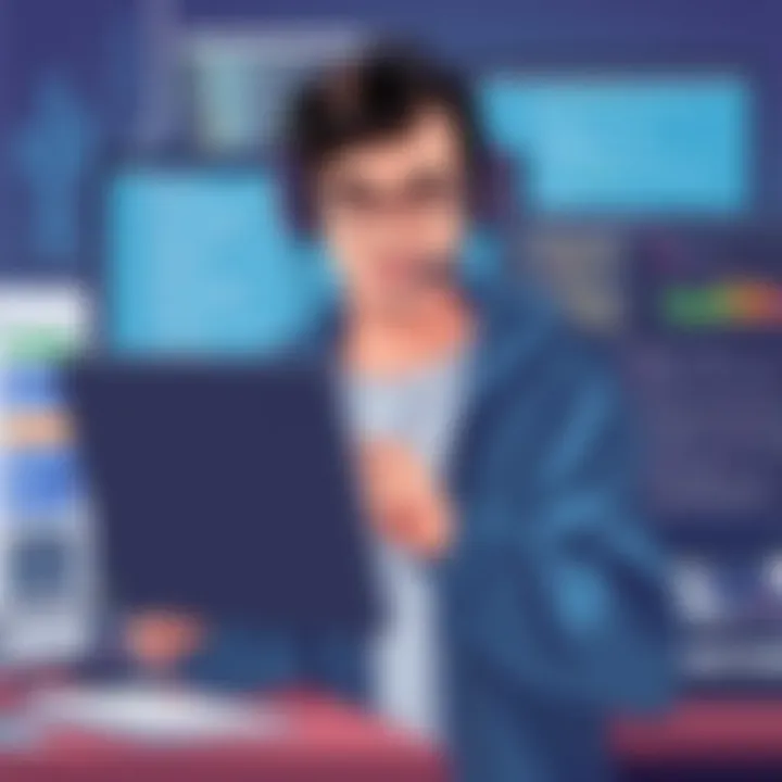 A programmer showcasing their skills through a portfolio